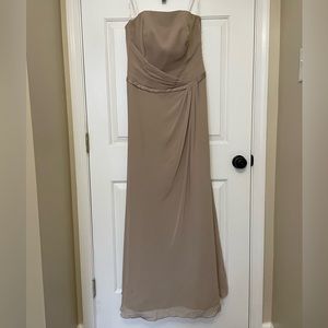 Strapless floor length gown